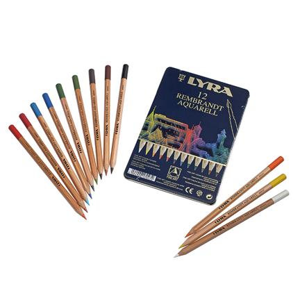 Boîte de 24 crayons de couleur aquarellable Rembrandt- LYRA - So Creatif