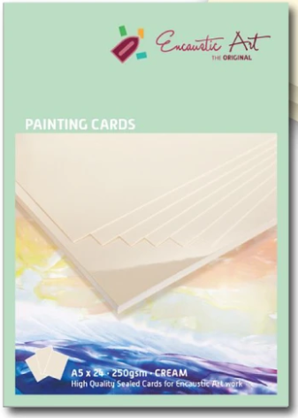 Cartes à peindre A4 crème Encaustic Art - Mercurius