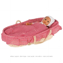 Couffin pour poupée avec linge de lit - Goki