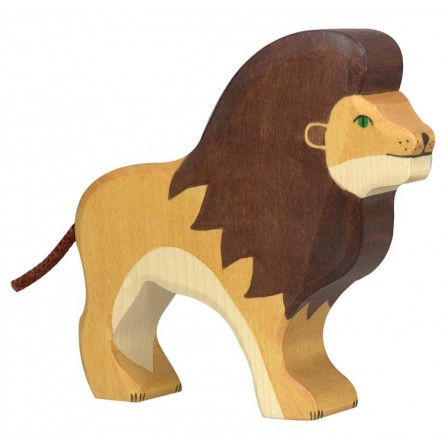 Lion en bois - Mercurius