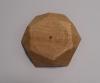 Bougeoir en bois avec pic - hexagonale