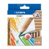 Crayon de couleur Lyra de petite taille assortiment de 12 couleurs - Lyra