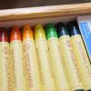 Crayon de cire Stockmar 8 couleurs assorties avec noir - Stockmar