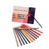 Crayons aquarellable assortiment de 12 couleurs - Mercurius