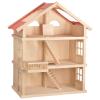 Maison de poupée en bois 3 niveaux - Goki