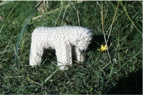 Kit Tricot Mouton avec aiguilles à tricoter - Filges