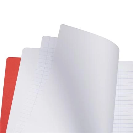 Cahier de période collège 1x1 rouge 21 x 30 cm - Mercurius