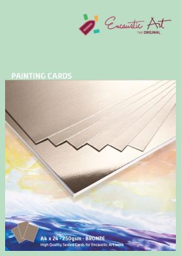 Cartes à peindre A3 bronze Encaustic Art - Mercurius