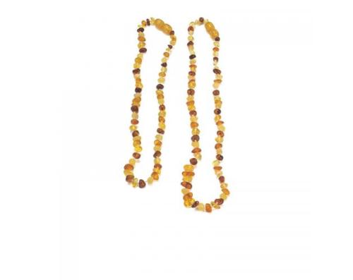 Collier d'ambre 36-38 cm multicolore - Mercurius