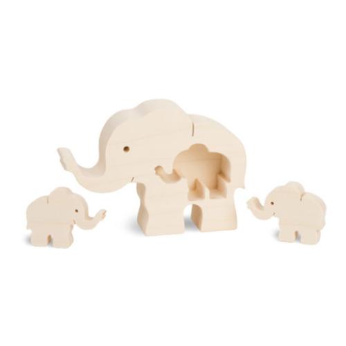 Famille éléphants 3 Pièces