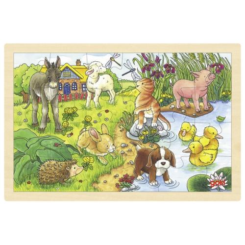 Puzzle bébés animaux 24 pièces - Goki